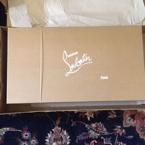 Brand New black Christian Louboutin boots